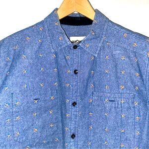 ourCaste - Short Sleeve Denim Button-Up